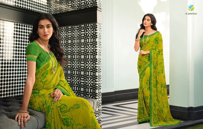 GC GAURVI 0.3 Georgette Daily Wear Sarees Catalog